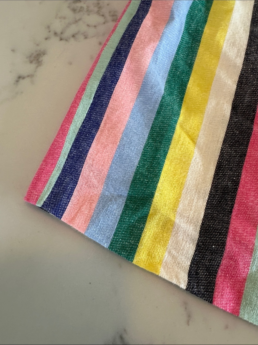 J. Crew Rainbow Vertical Stripe Mini Skirt - Picture 2 of 6